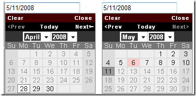 JQueryCalendar2