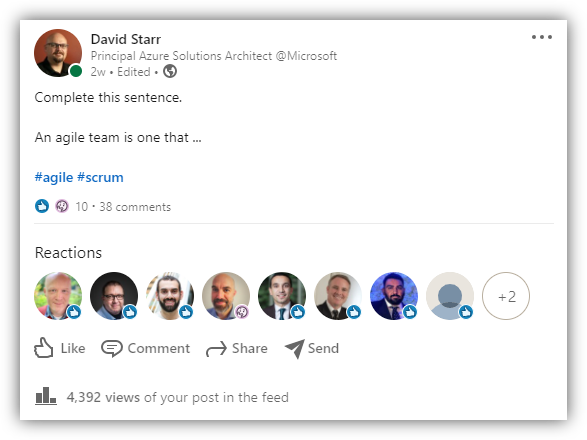 An agile team is one that…